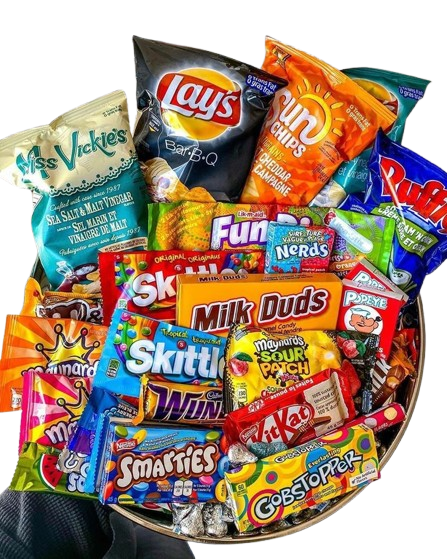 reparto de golosinas