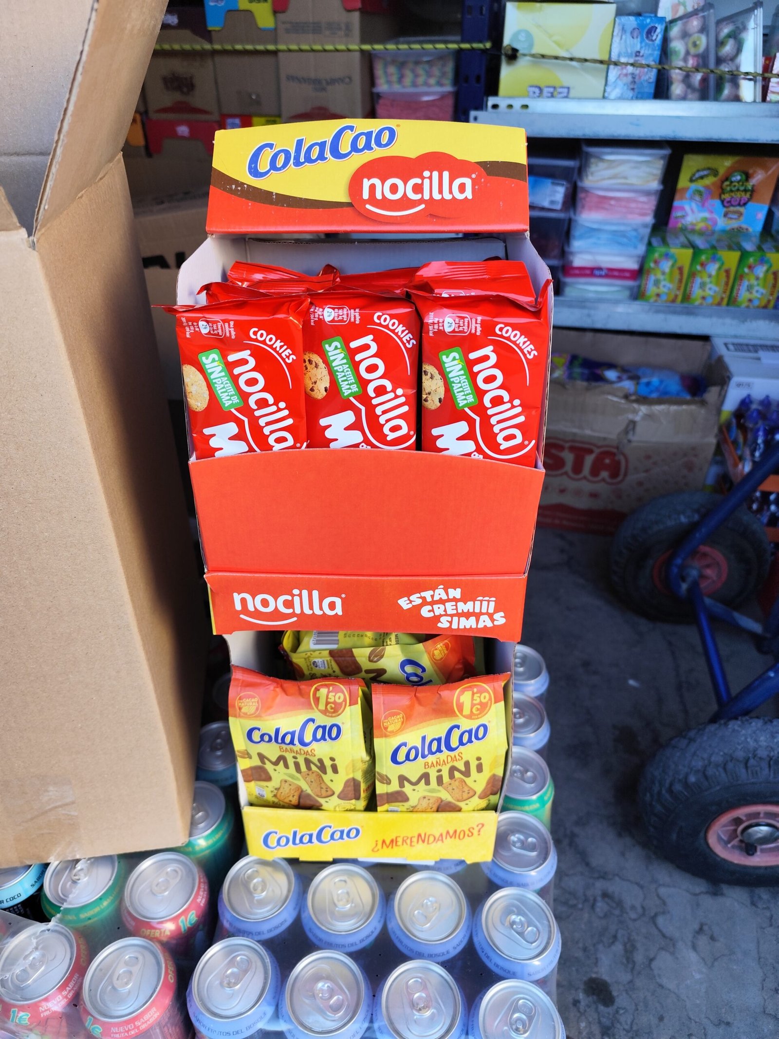 ColaCao y Cookies Nocilla